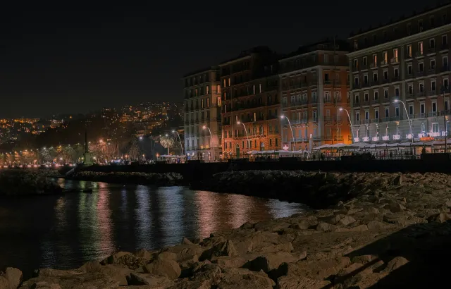 Naples waterfront area covered by private transfer services