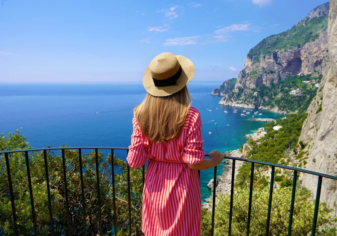 Private transfer service for route: Rome Fiumicino Airport to Positano Private Transfer