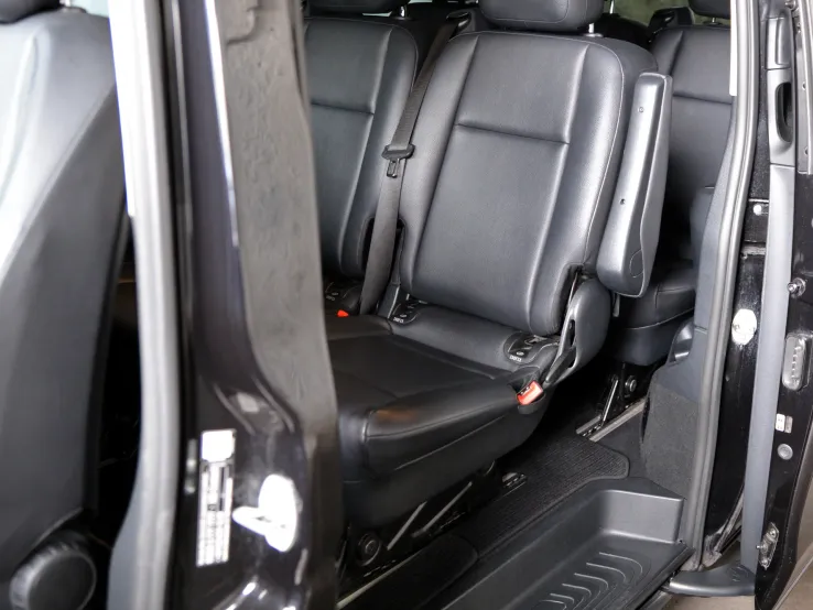 Travel In Sorrento private transfer vehicle on the Amalfi Coast road